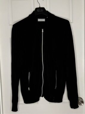 Five Four Black Knit Sweater with White Label